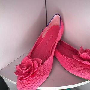 Rothy’s The Petal Square Shoe, Soirée Pink
